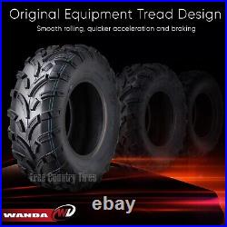 WANDA UTV ATV Tires 24x8-11 Front & 24x10-11 Rear /6PR P373 Lit Mud