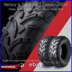 WANDA UTV ATV Tires 24x8-11 Front & 24x10-11 Rear /6PR P373 Lit Mud