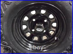 Yamaha Grizzly 660 25 Quadking Atv Tire Itp Black Atv Wheel Kit Irsd Bigghorn