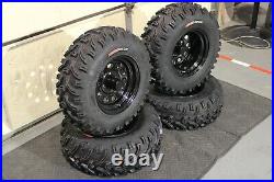 Yamaha Wolverine 350 25 Kenda Bear Claw Atv Tire Itp Black Atv Wheel Kit Srad
